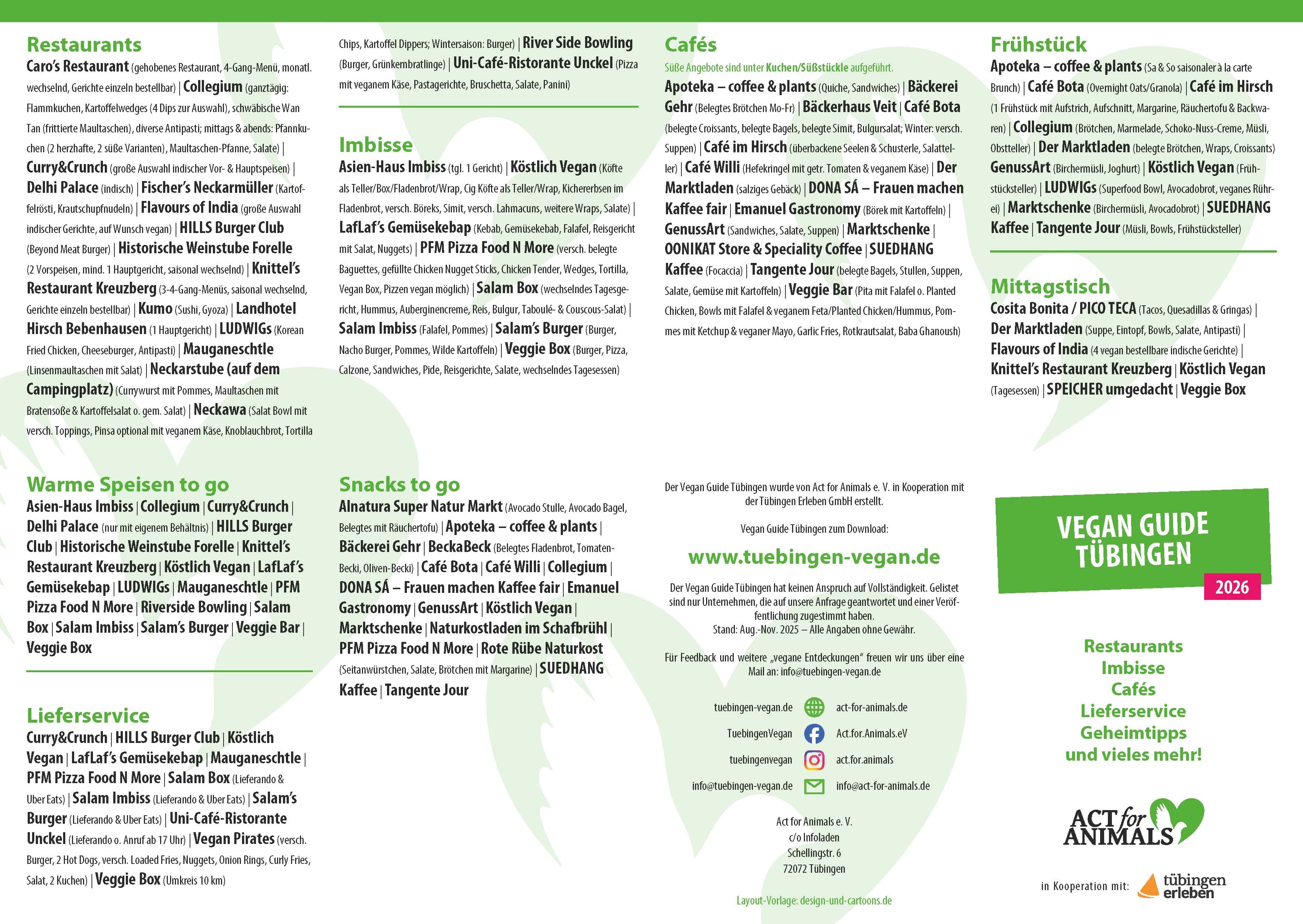 Vegan Guide Tübingen